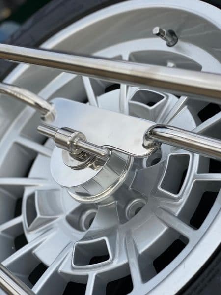 Librands Luggage rack for the New Morgan Plus Four with Alloy Wheels