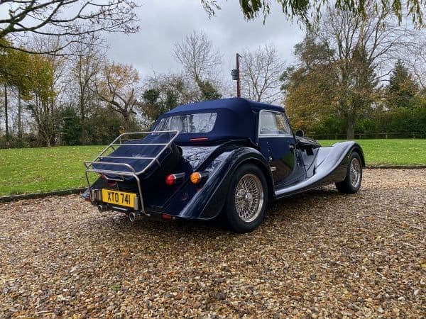 Librands Luggage rack for the New Morgan Plus Four with wire wheels