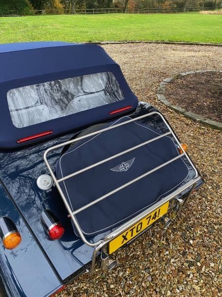 Librands Luggage rack for the New Morgan Plus Four with wire wheels