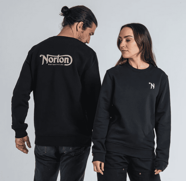 Norton Sweatshirt with Embroidered  Logos