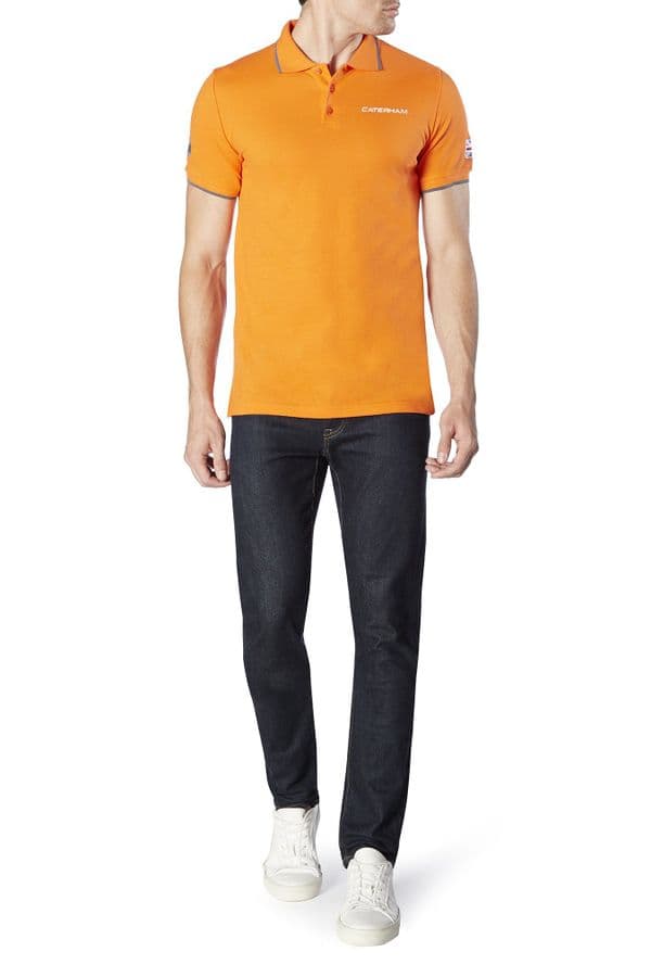 ORANGE POLO SHIRT