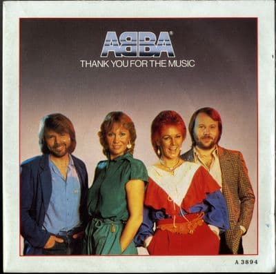 Abba - Thank You For the Music/Our Last Summer (A 3894) Poster Sleeve