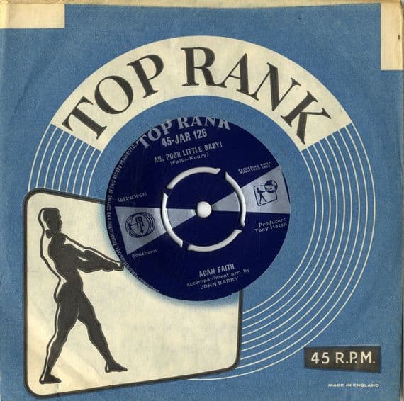 Adam Faith - Ah, Poor Little Baby/Runk Bunk (Jar 126)