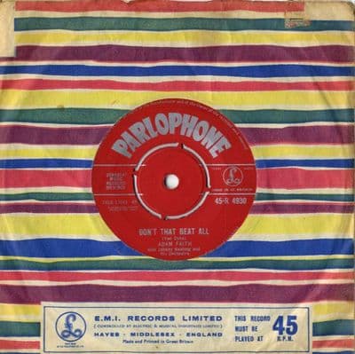 Adam Faith - Don't That Beat All/Mix Me A Person (R 4930)