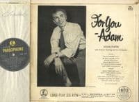 Adam Faith - For You, Adam (1213) M-