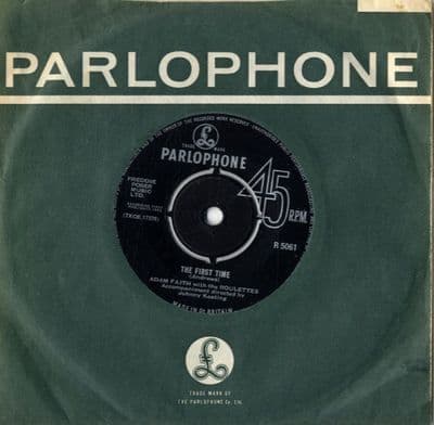 Adam Faith with The Roulettes - The First Time/So Long Baby (R 5061) Ex