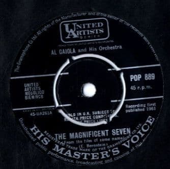 Al Caiola - The Magnificent Seven/The Lonely Rebel (Pop 889) M-