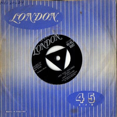 Andy Williams - Are You Sincere/Be Mine Tonight (HLA 8587)