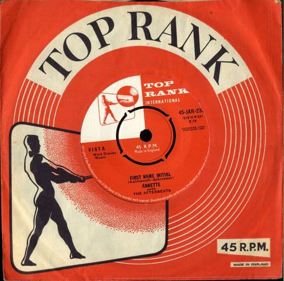 Annette and The Afterbeats - First Name Initial/My Heart Became Of Age (Jar 233) M-