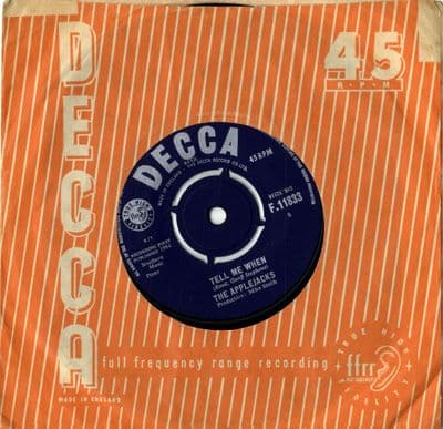 Applejacks,The - Tell Me When /Baby Jane (F 11833) Ex