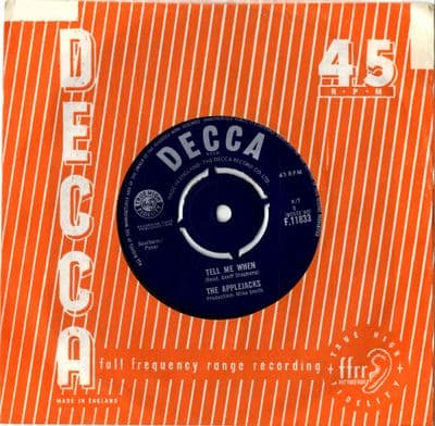 Applejacks,The - Tell Me When/Baby Jane (F 11833) M-