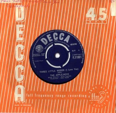 Applejacks,The - Three Little Words/You're The One For Me (F 11981)