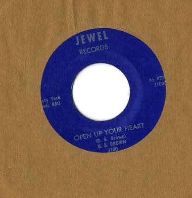 B.B. Brown - Open Up Your Heart/When You Lose The One You Love (J 100)