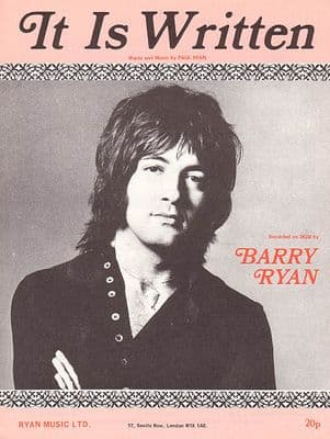 Barry Ryan - Is It Written - Mint