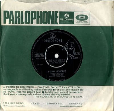 Beatles,The - Hello, Goodbye/I Am The Walrus (R 5655) Ex