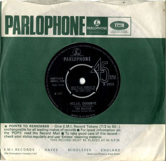 Beatles,The - Hello, Goodbye/I Am The Walrus (R 5655) Ex