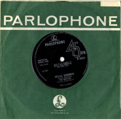 Beatles,The - Hello, Goodbye/I Am The Walrus (R 5655)  Solid Centre - M-