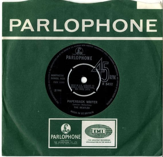 Beatles,The - Paperback Writer/Rain (R 5452) Ex