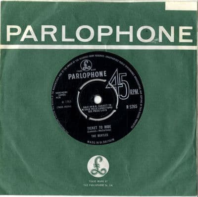 Beatles,The - Ticket To Ride/Yes It Is (R 5265) Ex