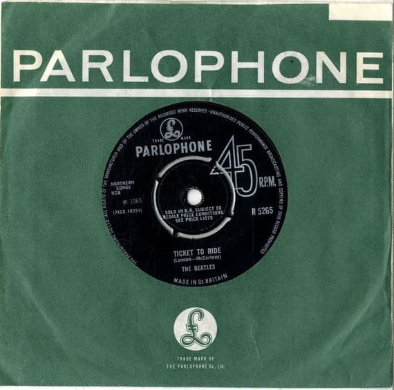 Beatles,The - Ticket To Ride/Yes It Is (R 5265) Ex
