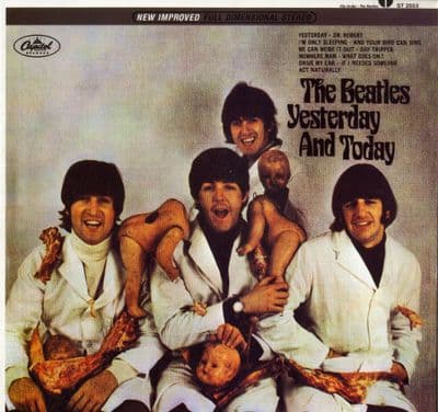 Beatles,The - Yesterday And Today (ST 2553) Butcher Cover - Red Vinyl - As New