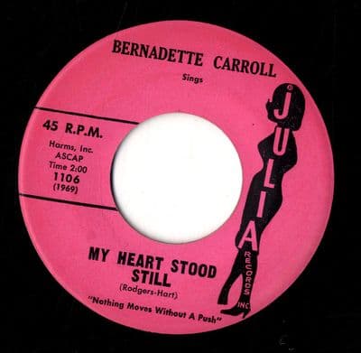 Bernadette Carroll - My Heart Still Stood Still/Sweet Sugar Sweet (1106)