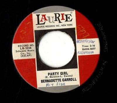 Bernadette Carroll - Party Girl/I Don't Wanna Know (3238)