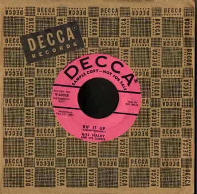 Bill Haley - Rip It Up/Teenager's Mother (9-30028) Promo