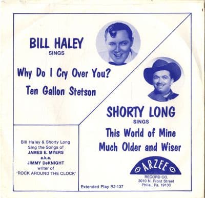 Bill Haley - Shorty Long - Why Do I Cry Over You (RZ 137) M-