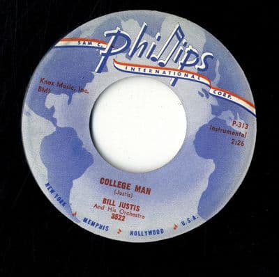 Bill Justis - College Man/The Stranger (3522) Ex