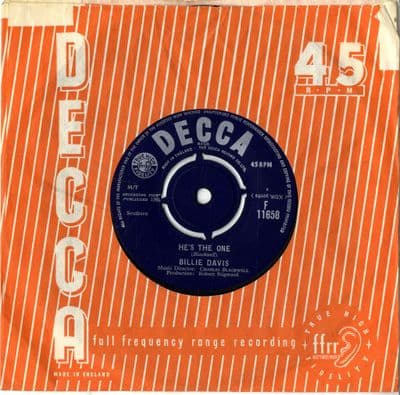 Billie Davis - He's The One/V.I.P. (F 11658)