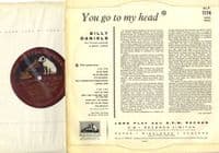 Billy Daniels - You Go To My Head (DLP 1174) Rare 10