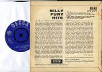 Billy Fury - Hits - Halfway To Paradise (DFE 8505)