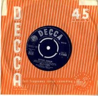 Billy Fury - I Will/Nothin' Shakin' (F 11888)