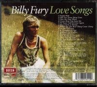 Billy Fury - Love Songs - Decca CD