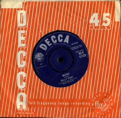 Billy Fury - Margo/Don't Knock Upon My Door (F 11128)