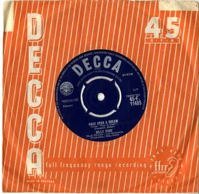 Billy Fury - Once Upon A Dream/If I Lose You (F 11485) Small Print - Ex