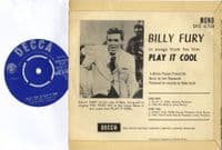 Billy Fury - Play It Cool (DFE 6708)