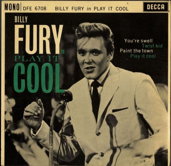 Billy Fury - Play It Cool (DFE 6708) Ex/Ex