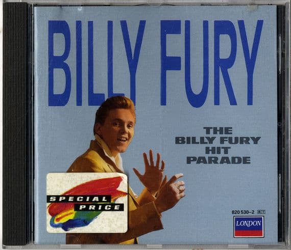 Billy Fury - The Billy Fury Hit Parade - London CD