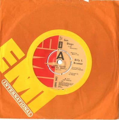 Billy J.Kramer - San Diego/Warm Summer Rain (2661) Demo
