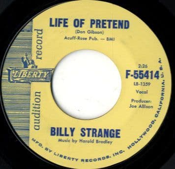 Billy Strange - I'm Still Trying/Life Of Pretend (F 55414) Promo