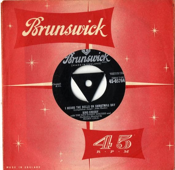 Bing Crosby - It's Beginning To Look A Lot Like Christmas/ I Heard The Bells On Christmas Day - M-
