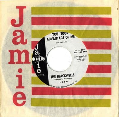 Blackwells,The - You Took Advantage Of Me/! (J-TB-16) Promo - Early Spector Prod. - M-