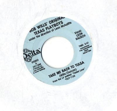Bob Wills' Original Texas Playboys - Take Me Back To Tulsa (DS 11244) With Promo Sheet - M-