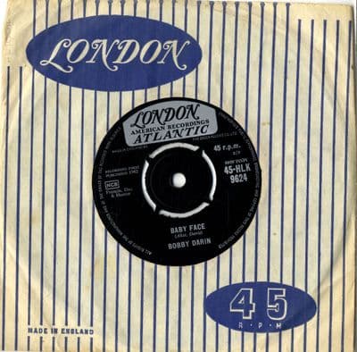 Bobby Darin - Baby Face/You Know How (HLK 9624) Ex