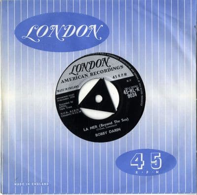 Bobby Darin - La Mer (Beyond The Sea)/That's the Way Love Is (HL-K 9034) Tri Centre - Ex