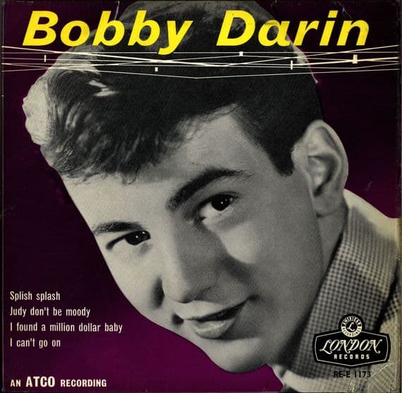 Bobby Darin - Splish Splash (RE-E 1173) Rare 1st EP