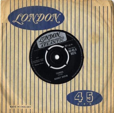 Bobby Darin - Things/Jailer Bring Me Water (HLK 9575) Ex