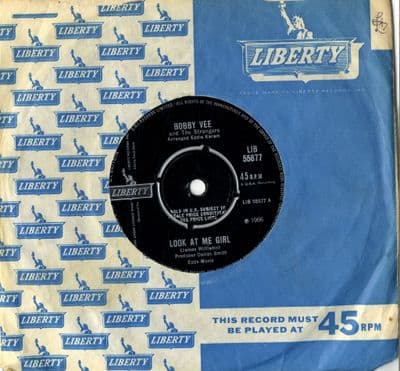 Bobby Vee - Look At Me Girl/Save A Love (LIB 55877)
